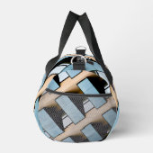 Sac De Sport Bleu et beige Abstrait (Droite)