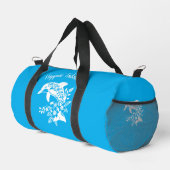 Sac De Sport Bleu fabuleux de Hawaiian Dolphin Flippin (Coin droit)