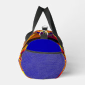 Sac De Sport Bleu, Jaune, Mini sphères Or (Droite)