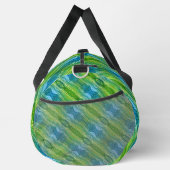 Sac De Sport Bleu Vert Jaune Zigzag (Droite)