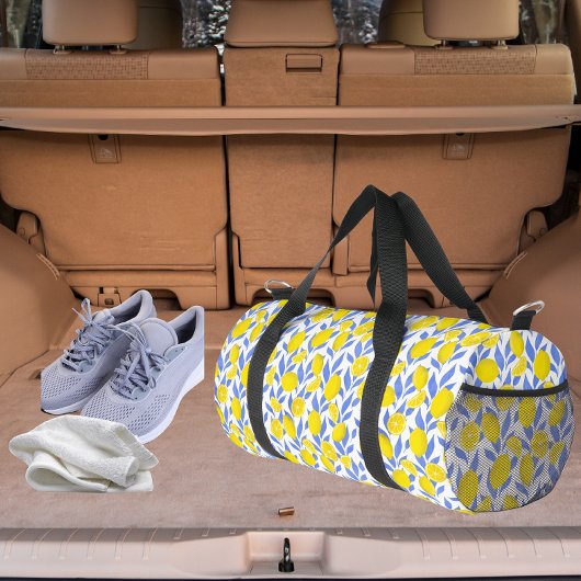 Sac De Sport Bleus Citrons Méditerranée