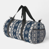Sac De Sport Blue Aztec Print Cut Sew Bag (Coin droit)