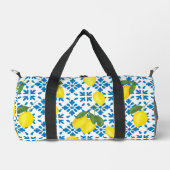 Sac De Sport Blue French Country Tile Lemons Pattern (Recto)