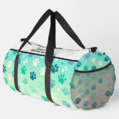 Sac De Sport Blue Green Gradient Paw Print Bag (Coin droit)