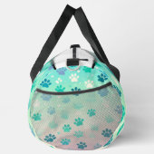Sac De Sport Blue Green Gradient Paw Print Bag (Droite)