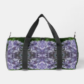 Sac De Sport Blue Hydrangea Petals Abstrait Personnalisé (Verso)