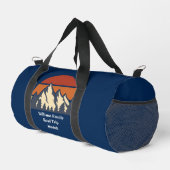 Sac De Sport Blue Mountain Sunset Randonnée personnalisée (Coin droit)