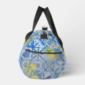 Sac De Sport Blue Tile French Country Lemon Pattern (Droite)