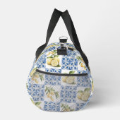 Sac De Sport Blue Tile French Country Lemon Pattern (Droite)