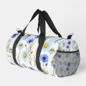 Sac De Sport Blue Watercolor Wildflower (Coin droit)