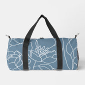 Sac De Sport Blue Wildflower Modern (Recto)