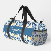 Sac De Sport Blue Yellow Watercolor Lemon Monogram (Coin droit)