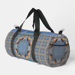 Sac De Sport Bluebird Nature Abstrait Personnalisé