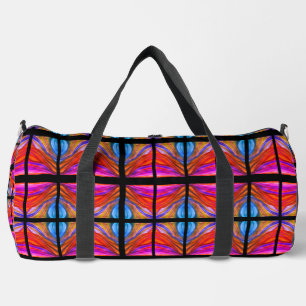 Sac De Sport Boho style rose chaud et noir