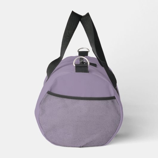 Sac De Sport Boho stylish Script Purple Nom et monogramme (Droite)