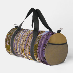 Sac De Sport Bois de trembles d'hiver – Violets, verts, jaunes
