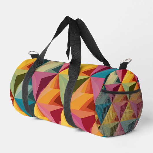 Sac De Sport Bold Geometric Triangle Pattern (Coin droit)