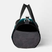 Sac De Sport Bordure noire sarcelle ombrée (Droite)