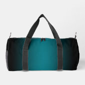 Sac De Sport Bordure noire sarcelle ombrée (Verso)