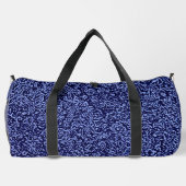 Sac De Sport Botanical Pattern in Blue 1 (Verso)