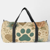 Sac De Sport Botanical Paw Print Travel Kit  (Recto)