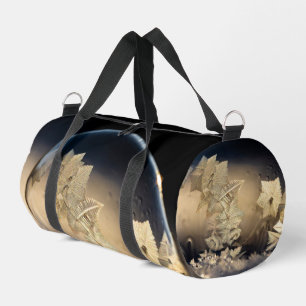 Sac De Sport Boule à feuilles d'or remplie en neige