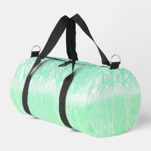 Sac De Sport Branches de Menthe Verte Brumeuse Givrée
