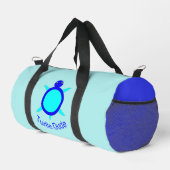 Sac De Sport Bright Blue Turtle Dude (Coin droit)