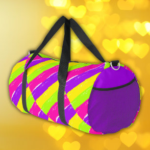 Sac De Sport Bright Neon Peinture Brush Strots  