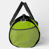 Sac de sport brossé vert et noir (Droite)