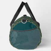 Sac De Sport Brown floral print on green (Droite)