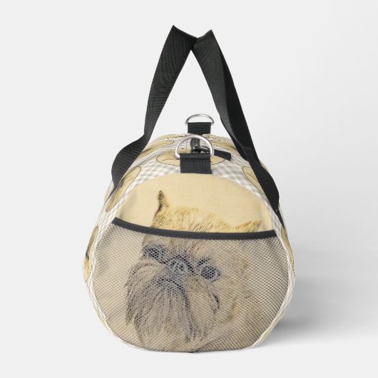 Sac De Sport Bruxelles Griffon Peinture Red Rough Cute Dog Art (Droite)