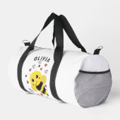 Sac de sport Bubble Bee avec cœurs de style petit (Coin droit)