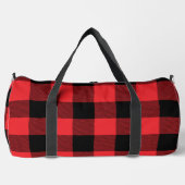 Sac De Sport Buffalo Plaid Red Black Check (Recto)