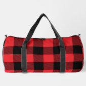 Sac De Sport Buffalo Plaid Red Black Check (Verso)