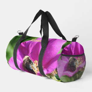 Sac De Sport Bumble Bee On Rose Personnalisé