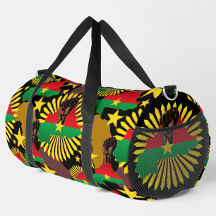 Sac De Sport Burkina Faso Carte, drapeau et première révolution