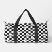 Sac De Sport cacahuètes | Drapeau À damiers Snoopy (Recto)