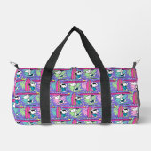 Sac De Sport cacahuètes | Snoopy Purple Surf Motif (Recto)