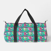 Sac De Sport cacahuètes | Snoopy Turquoise Surf Motif (Recto)