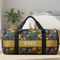 Cadeau de monogramme floral bohème pour elle