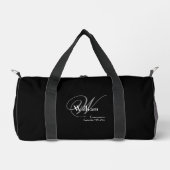 Sac De Sport Cadeau pour garçon d'honneur Monogramme moderne Ch (Recto)