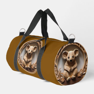 Sac De Sport Câlin d'arbre australien : Impression sur bois de