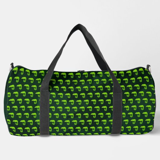 Sac De Sport Caméléon mignon vert (Recto)