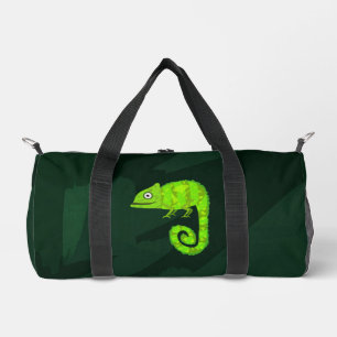 Sac De Sport Caméléon mignon vert