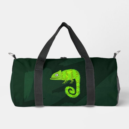 Sac De Sport Caméléon mignon vert (Recto)