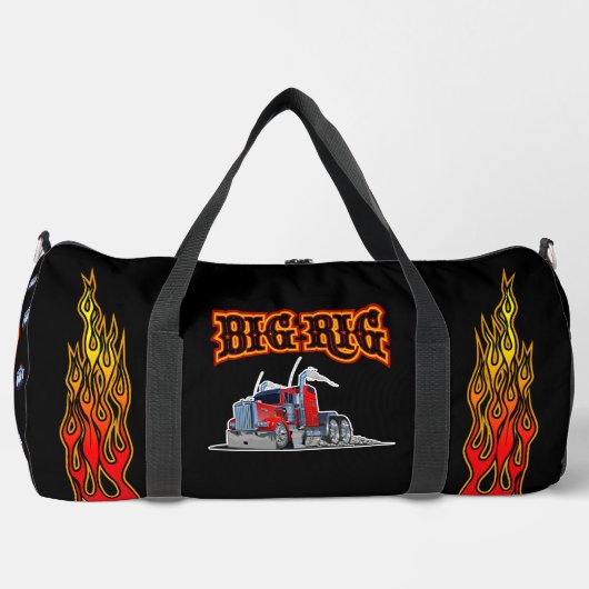 Sac De Sport Camion de dessin "Big Rig" (Recto)