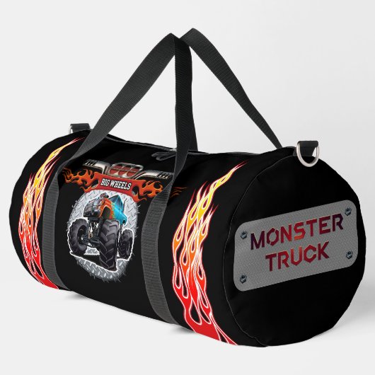 Sac De Sport Camion monstre de dessin animé (Coin gauche)