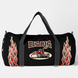 Sac De Sport Camion rétro de dessin "Big Rig"