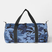 Sac De Sport Camouflage bleu marine, Militaire, Armée (Recto)